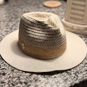 Vince Camuto Two Toned Straw Hat
